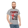 thumbnail image 4 of DJH Apparel | My Faith: It's Bigger Than Football Christian Unisex T-shirt, 4 of 6