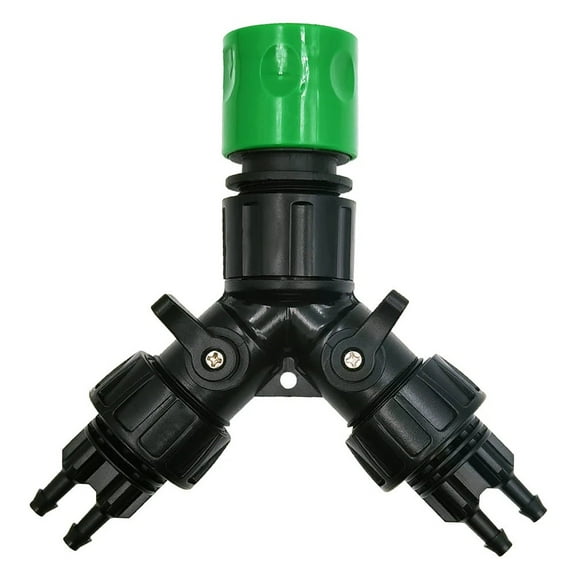 Drip Irrigation Tap Adapter 4-Way Splitter for Garden 1/4''