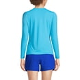 thumbnail image 2 of Lands' End Women's SunShade UPF 50 Long Sleeve Rash Guard Swim Tee, 2 of 4