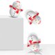 thumbnail image 3 of 10 Uds. Vaso de muñeco de nieve de Navidad, decoración divertida, vaso navideño, fiesta, decoración del hogar, regalo para bebés y niños, 3 of 6