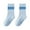 A01-Blue, variant on FYDUU Kids Socks Bulk Pack Soft Mid Calf Socks For Girls Boys Breathable Seamless Everyday Socks For Toddlers And Big Kids Fashionable Cute 9-11 Years
