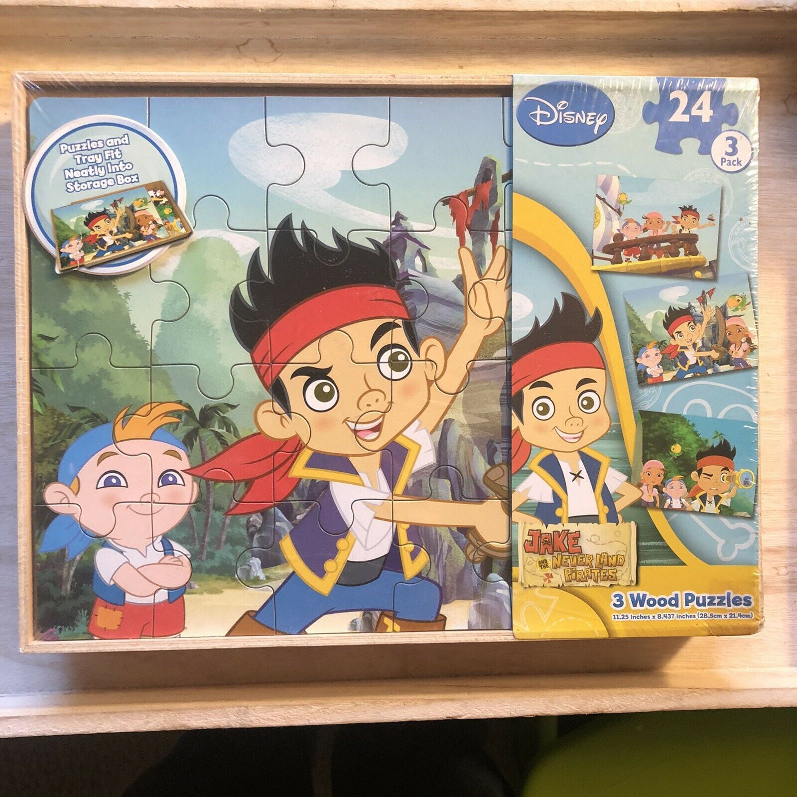 Disney Junior JAKE AND THE NEVERLAND PIRATES 16 PC Pirate Puzzle Preschool NEW 