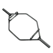 BalanceFrom Olympic 2 inch Hex Weight Lifting Trap Bar, 1000-Pound Capacity, Closed, 45 lbs