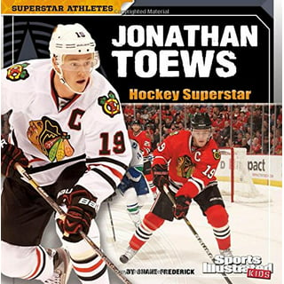 Jonathan Toews Chicago Blackhawks Fanatics Authentic Unsigned White Jersey Skating Spotlight Photograph