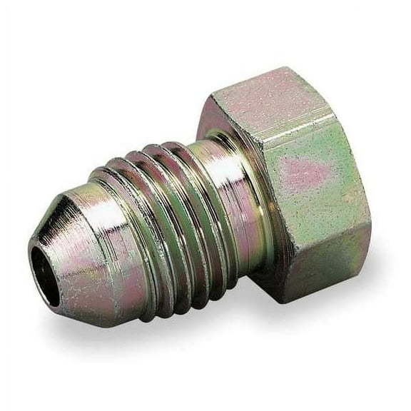 Airway 5/16" Flare x JIC 316 SS 37 Degree Male Plug 2408-05SS