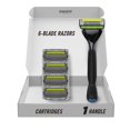 thumbnail image 1 of Kit de Afeitado para Hombre SWIPE con Mango Flex y 6 Cuchillas + 4 Recambios, 1 of 5