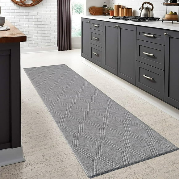BY COCOON 2'x4' Runner Rug| Carpet Runner Hallway Runner Kitchen Rug Kitchen Runner (60 Cm x 120 Cm)