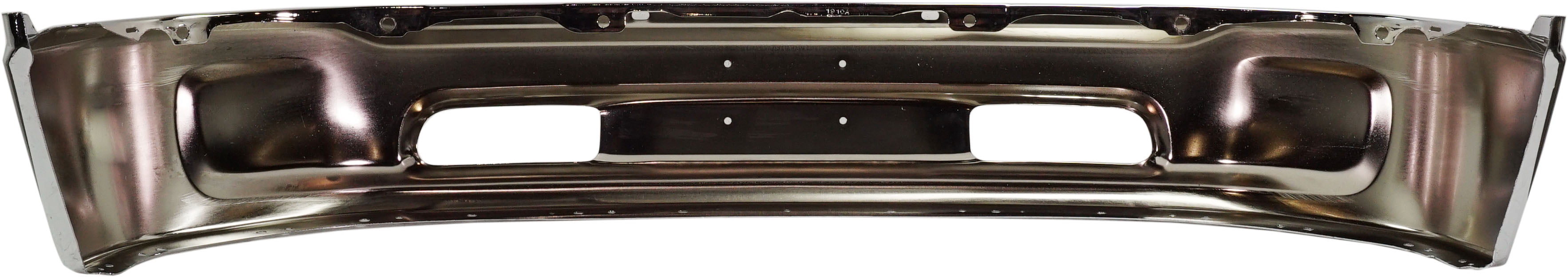 FRONT BUMPER Compatible with RAM 1500 P/U 2013-2018 Lower Chrome 2 Piece All Cab Types