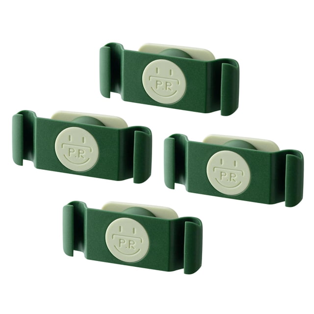 4x Clip de Cable Giratorio Sunnimix Accesorios Soporte de cable Protector Adhesivo Fuerte verde