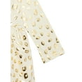 thumbnail image 3 of Garanimals Toddler Girls Metallic Print Skater Dress, Sizes 18M-5T, 3 of 3