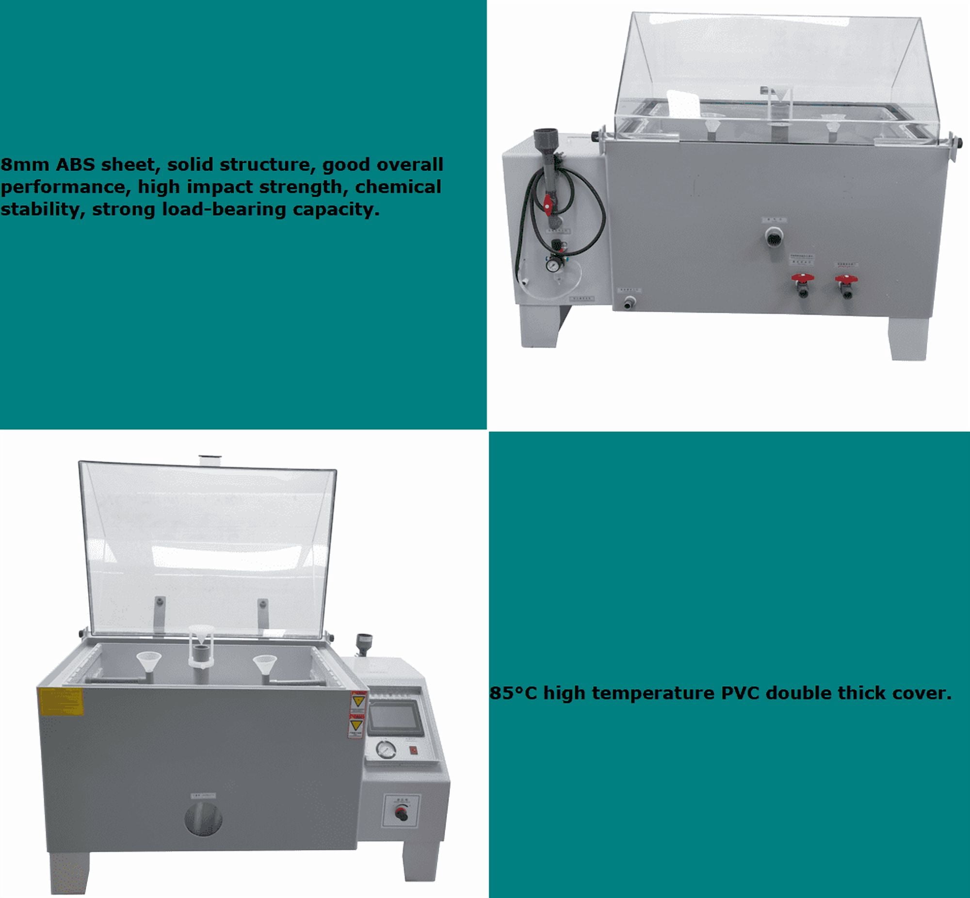 Spray Lab Salt Fog Corrosion Tester Equipment Touch Screen