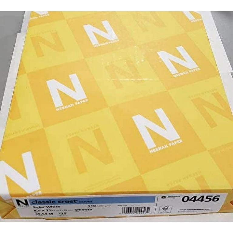 Neenah 110lb Classic Crest Cardstock 8.5X11 - 10 Sheets