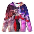thumbnail image 3 of Unisex Harley Quinn Zip Up Hoodies 3D Printed Pullover Hooded Sweatshirt with Pocket for Mens Womens, 3 of 8
