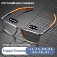 thumbnail image 2 of Gafas fotocromáticas TR para miopía, lentes deportivas de silicona, antiluz azul, para baloncesto y fútbol, para hombre Fivean unisex, 2 of 2