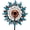 Blue Gold, variant on Wind Spinners Outdoor, Metal Kinetic Wind Spinner Decorative Wind Sculptures & Spinners, 13 Inch Double Pinwheels for Yard and Garden