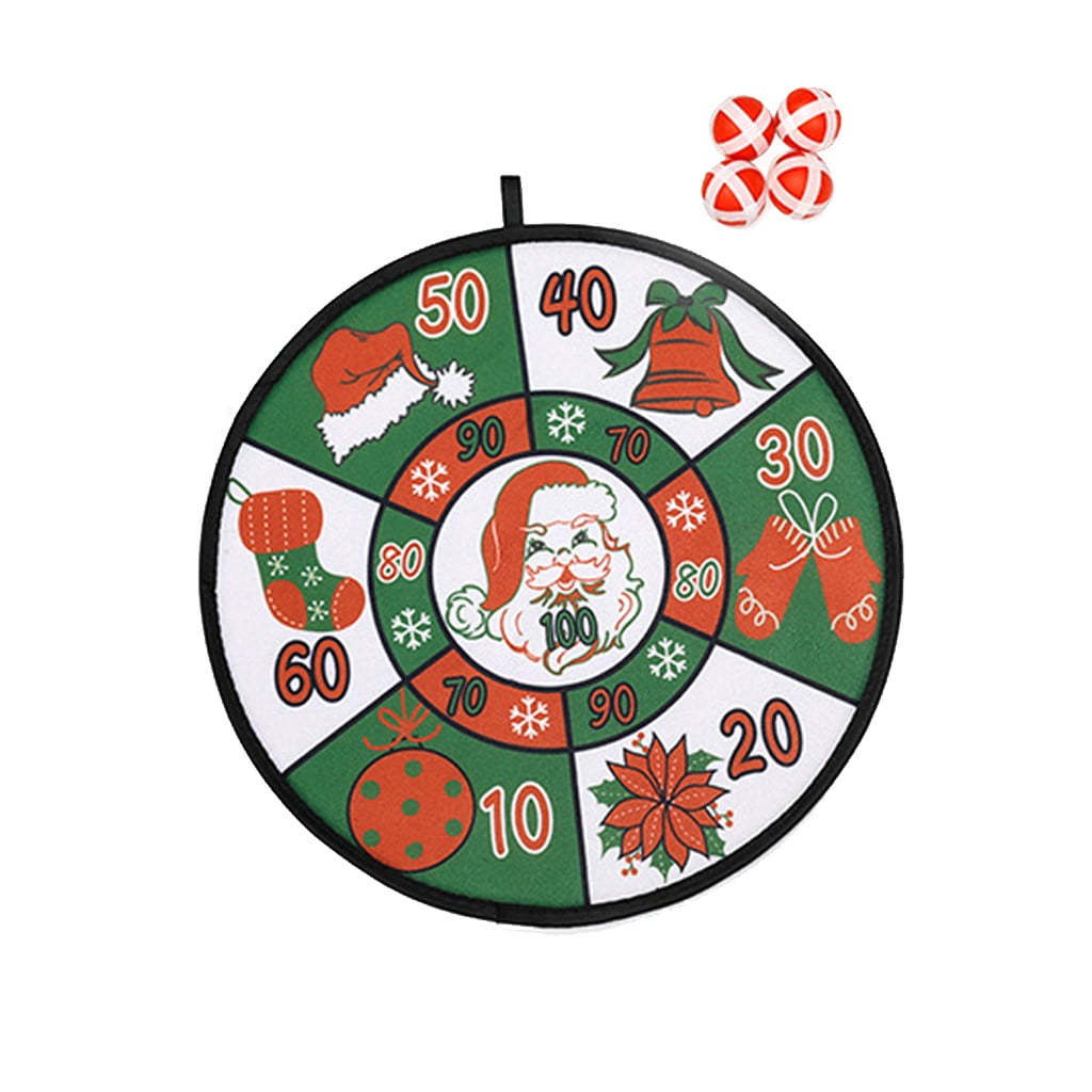 Yannianjz Toys For Toddler Kids Christmas Ornament Toy Ball Dart Board