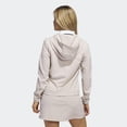 thumbnail image 4 of adidas Women's Standard Searsucker Quarter Zip Hoodie, Wonder Taupe, X-Small, 4 of 9