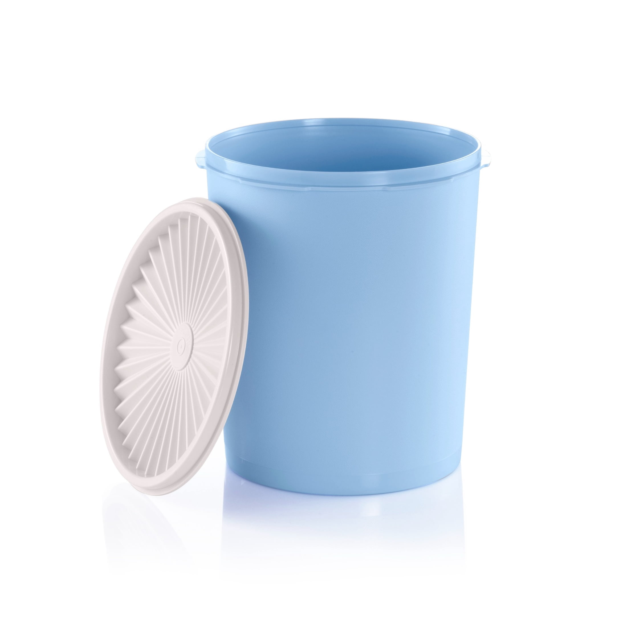 (3 pack) Tupperware Heritage 11.4-Cup Food Storage Canister with Lid, Blue