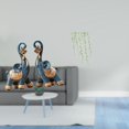 thumbnail image 2 of Escultura De Elefante De Resina Moderna, Adorno Artístico Coleccionable Con Enredaderas Colgantes, Adhesivo De Pared Con Hojas De Plantas Verdes, Elegante Decoración Mural Para Escritorio,, 2 of 8