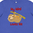 thumbnail image 4 of Inktastic My Mimi Loves Me Sloth Youth T-Shirt, 4 of 5
