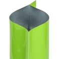 Glossy Green Packaging Bags, Empty Aluminum Packets, Heat Seal Open Top