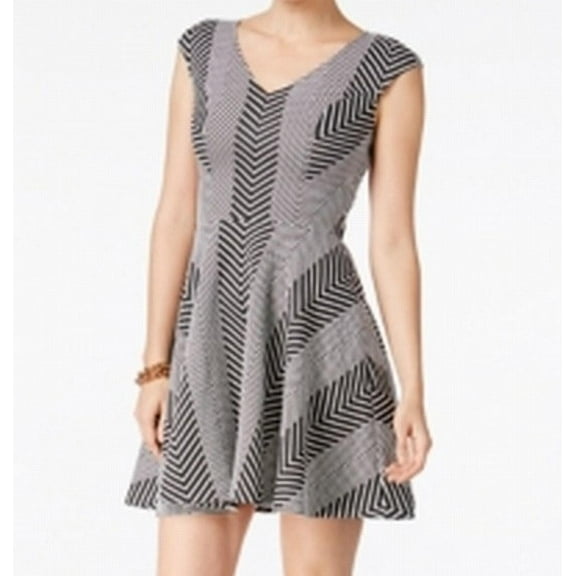 Bar Iii Womens Fit & Flare A-Line Dress