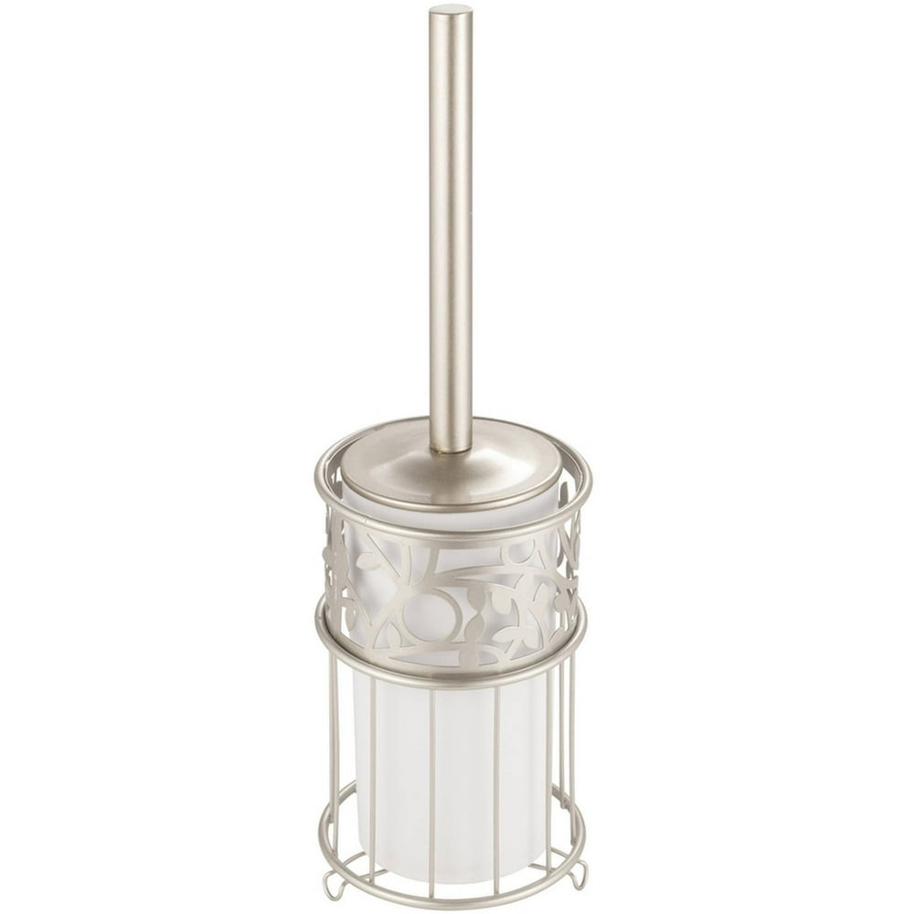 InterDesign Vine Toilet Bowl Brush and Holder for Bathroom Storage