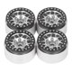 thumbnail image 2 of Cuatro ruedas de aleación de aluminio de neumáticos RC de 1,9 pulgadas para eje scx10 90046 axi 03007 1 / 10 plata de oruga RC, 2 of 10