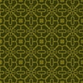 thumbnail image 1 of Ahgly Company Machine Washable Indoor Square Transitional Dark Yellow Green Area Rugs, 5' Square, 1 of 7