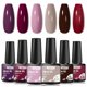 thumbnail image 3 of 6 Unids set MTSSII 6ml Esmalte De Gel UV Brillo Color Sólido Remojo Semi Permanente Barniz Kit Manicura DIY Nailsgel polish, 3 of 4