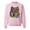 Light Pink, variant on Colorful Majestic Neon Atric Wolf | Dean Russo Art Animal Lover Unisex Crewneck Sweatshirt, Vintage Heather Navy, 3XL