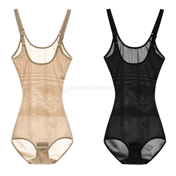 2 Colors Set Womens Bodysuit Shapewear Lift Full Body