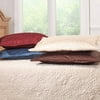 Belle Maison Gardenia Embroidered Quilted Standard Sham