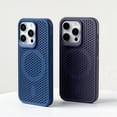thumbnail image 3 of Heat Dissipation Mesh For Magsafe Magnetic Case For iPhone 15Pro Max 14 13 12 Pro Max Cooling Breathable Wireless Charging Cover, 3 of 4