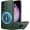 Dark Green Magnetic, variant on for Samsung Galaxy S22 Case with Sliding Camera Lens Cover - Wireless Charging Compatible - Magnetic Kickstand - Shockproof Protective Phone Case 6.1" for Men Women Girls - Dark Green