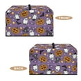 thumbnail image 4 of TSOVTHRID Pumpkin Ghost Bat Candy Print Microwave Oven Cover, Air Fryer Toaster Oven Dust Cover Protective Dust-Proof Countertop Appliance Protector for Halloween Decor, 20.9"W x 15.7"D x 12.4"H, L, 4 of 7