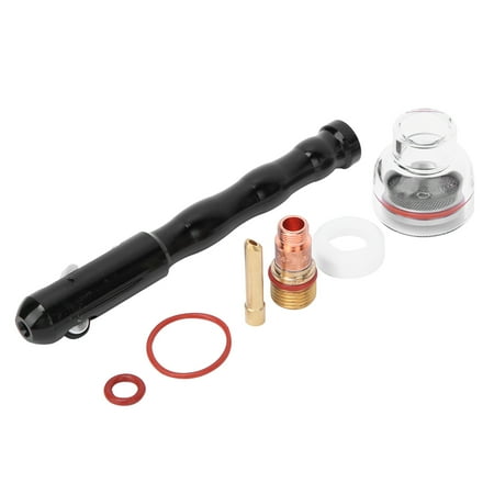 

TIG Welding Pen Filter Fluid Guide Nozzle with Transparent Glass Cover Fits Models TIG-17/18/26 2.4mm