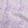 thumbnail image 1 of oneOone Cotton Jersey Purple Fabric Abstract Line Drawing Floral Sewing Fabric By The Yard Printed Diy Clothing Sewing Supplies 58 Inch Wide, 1 of 6