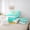 Cyan D, variant on Erosebridal Bowknot Initial H Twin Bedding Sets 7-Piece for Girls, Abstract Ombre Bedding Comforter Set