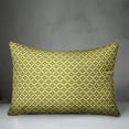 thumbnail image 2 of Creative Products Whimsical Diamond Pattern in Green 14x20 Spun Poly Pillow, 2 of 2