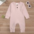 thumbnail image 2 of CAUYDY 3 6 9 Months 1T 2T Baby Boys Pajamas Infant Long Sleeve Clothes for Girls Preemie Fall Winter Jumpsuit Newborn One-Pieces Sizes 8-12 Months,Pink, 2 of 9