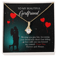thumbnail image 2 of To My Girlfriend Forever and Always Alluring Ribbon Necklace Message Card, 2 of 20