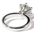 thumbnail image 3 of Round Cut Diamond Engagement Ring, Hidden Halo Diamond Wedding Anniversary Ring, Perfect Proposal Ring For Her, 14K White Gold Plated, 2.1 Ct Simulated Diamond, Bridemaids Gift Ring, 3 of 3