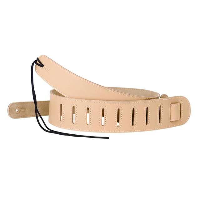 Correa gruesa de cuero suave guitarra acústica Yuyangstore Correa de PU suave ajustable