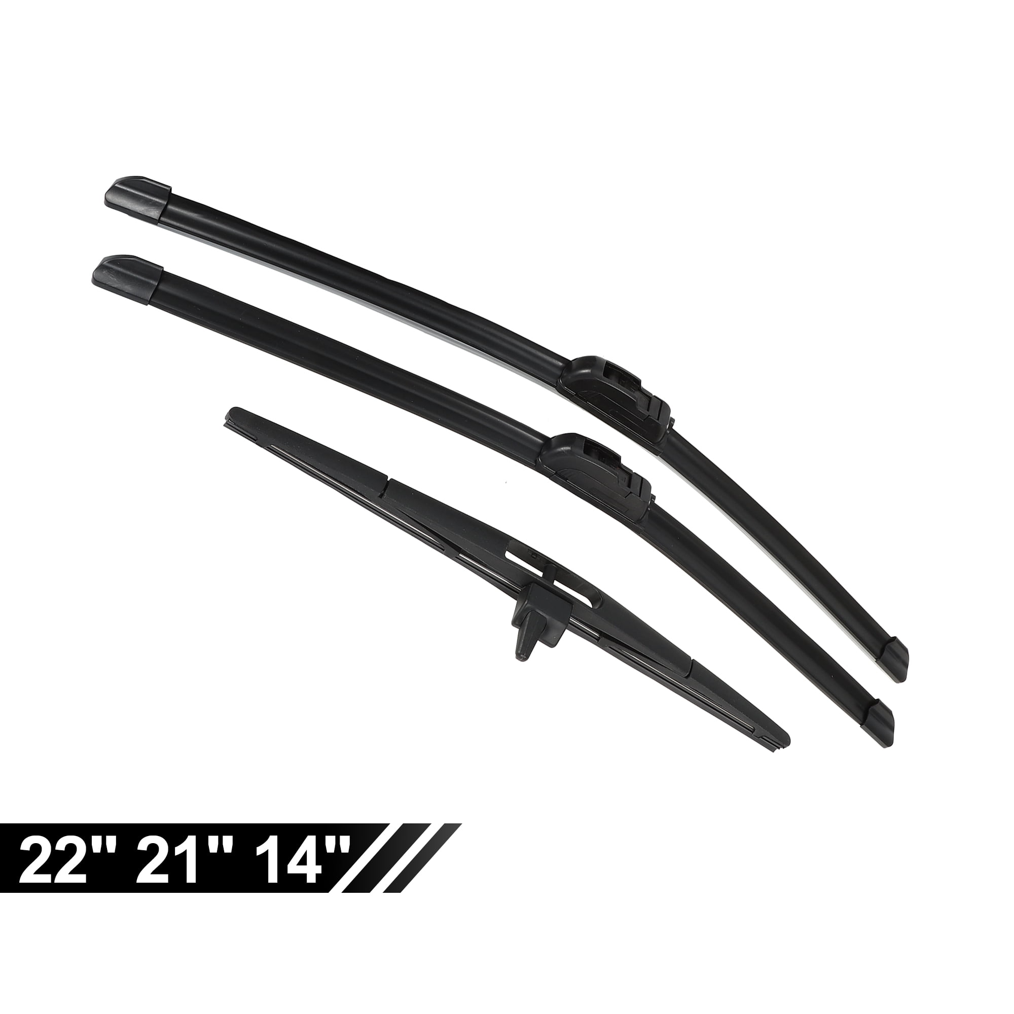 Unique Bargains 22 Inch Front Rear Windshield Wiper Blade Set for Honda Pilot 2009 2015