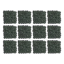 12PCS Flower Wall Panels, Rose Wall Background, Artificial Flowers Black