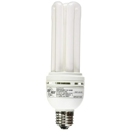 - ReptiSun 5.0 Compact Fluorescent Lamp, UVA and UVB with no heat By Zoo Med