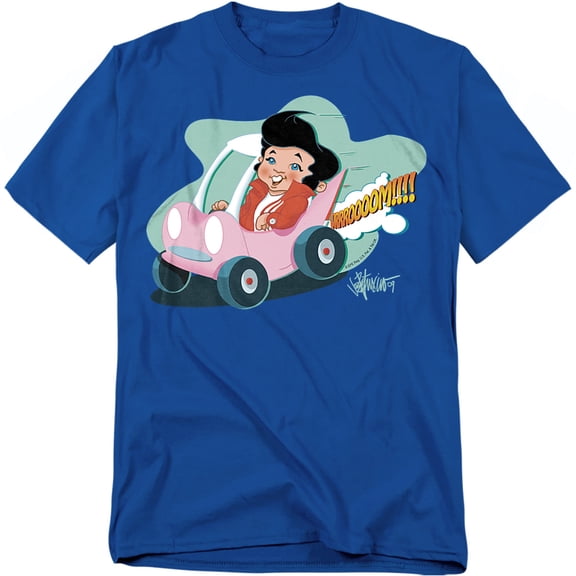 Elvis Presley T-Shirt Speedway Unisex Graphic Tee For Men & Women Royal 
