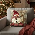 thumbnail image 5 of Christmas Pillow Covers 17.7x17.7 Inches Decorative Pillow Cases with Soft Fabric Hidden Zipper for Home Decor, 5 of 7