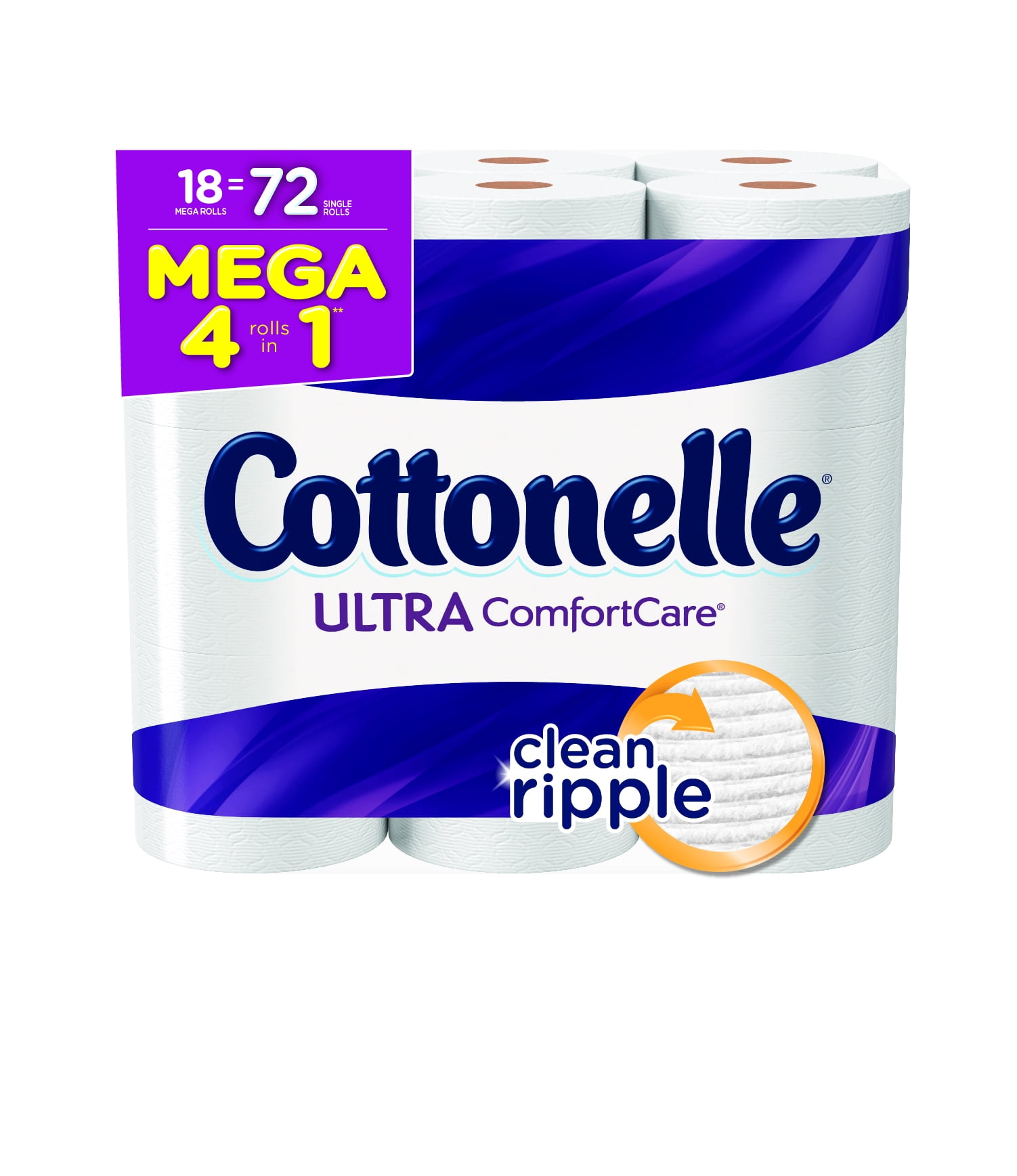 Cottonelle Ultra Comfort Care Toilet Paper, 18 Mega Rolls by KIMBERLY-CLARK